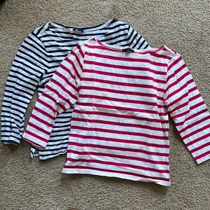 JCrew stripe tops (together)